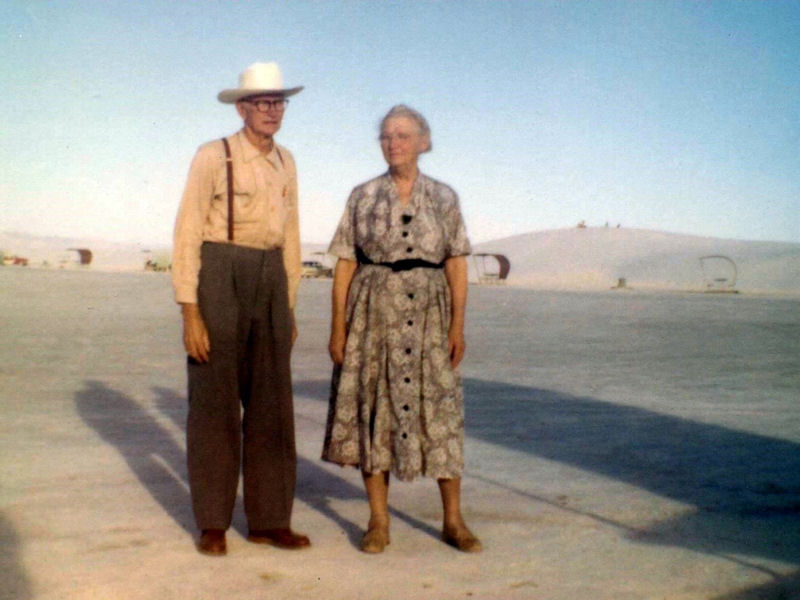 At White Sands, June 1958